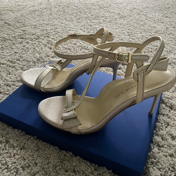 Sarah Flint Perfect Sacha 85 in Champagne Lame - Picture 10 of 14